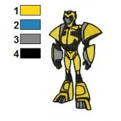 Bumblebee Transformers Embroidery Design